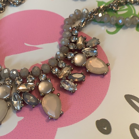 LOFT NEUTRAL RONDELLE CHAN STATEMENT NECKLACE - Picture 9 of 9